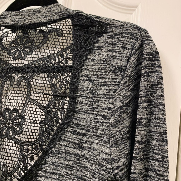 Black and grey cardigan 🖤 size L - Picture 14 of 15